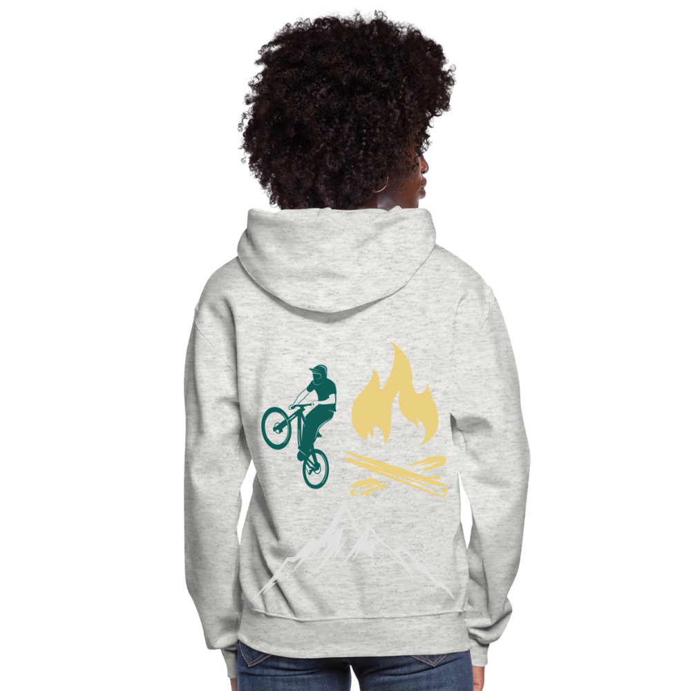 Women's Hoodie - heather oatmeal