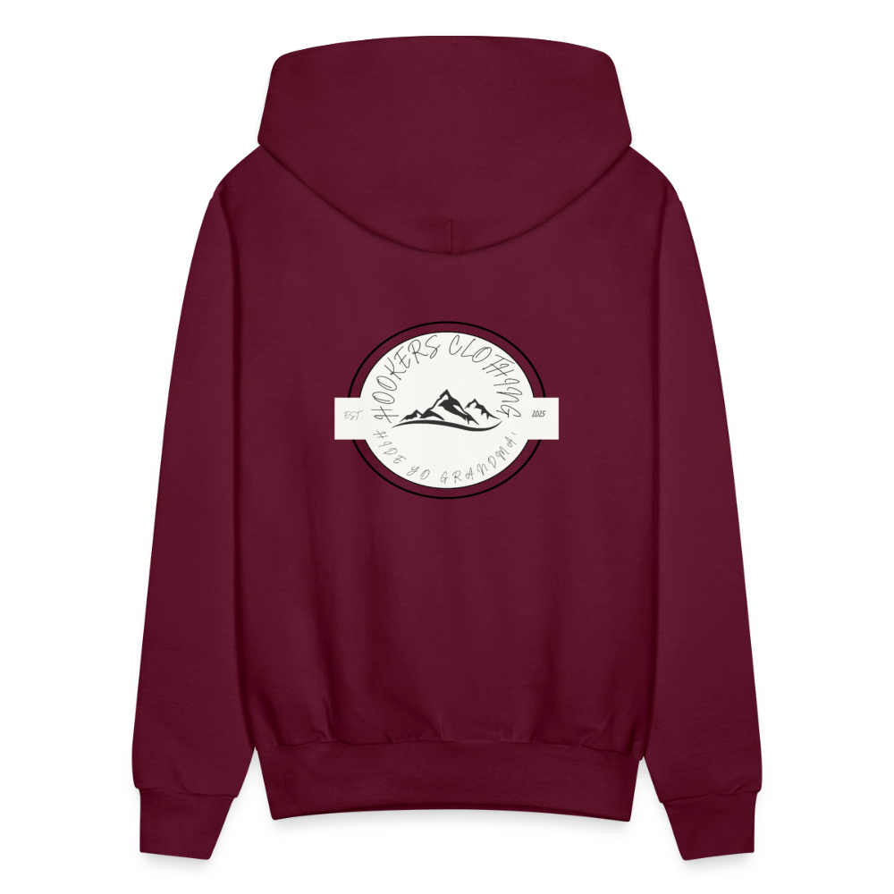 Men's Hoodie - burgundy