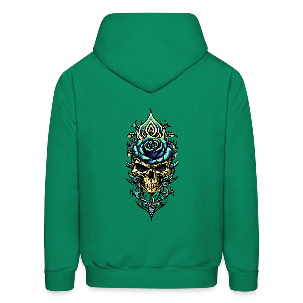 Roses Hoodie - kelly green