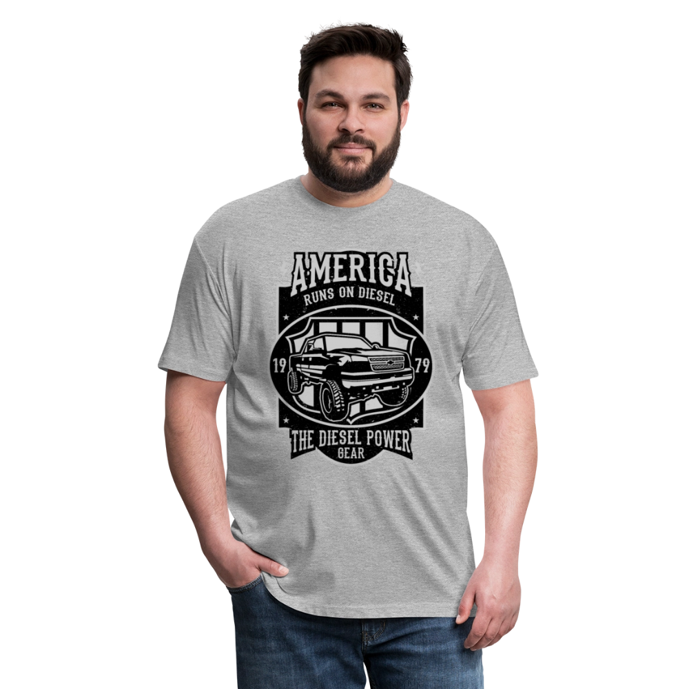 America cotton shirt - heather gray