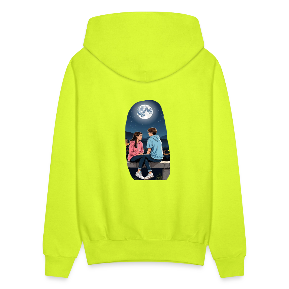 Men's Hoodie - safety green