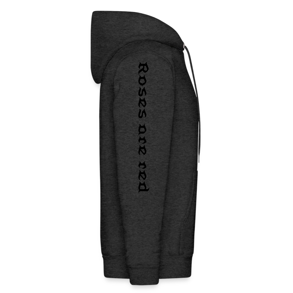 Roses Hoodie - charcoal grey