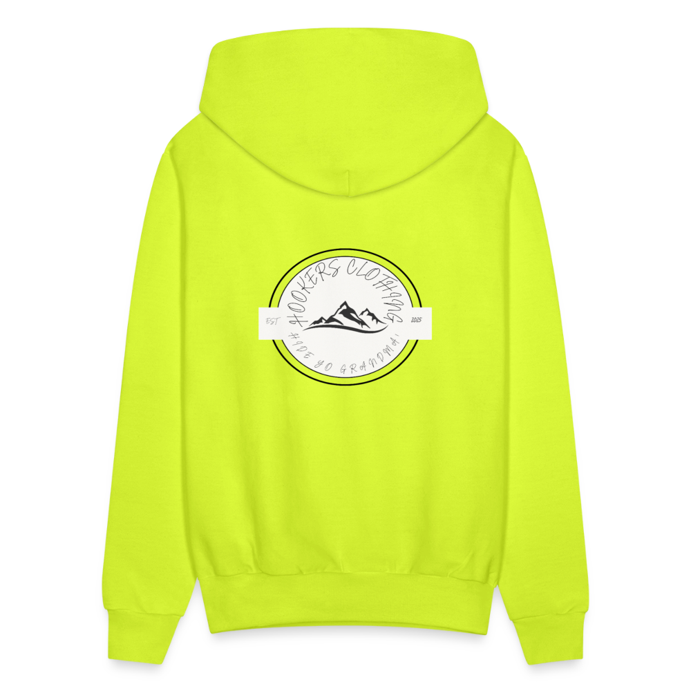 Men's Hoodie - safety green