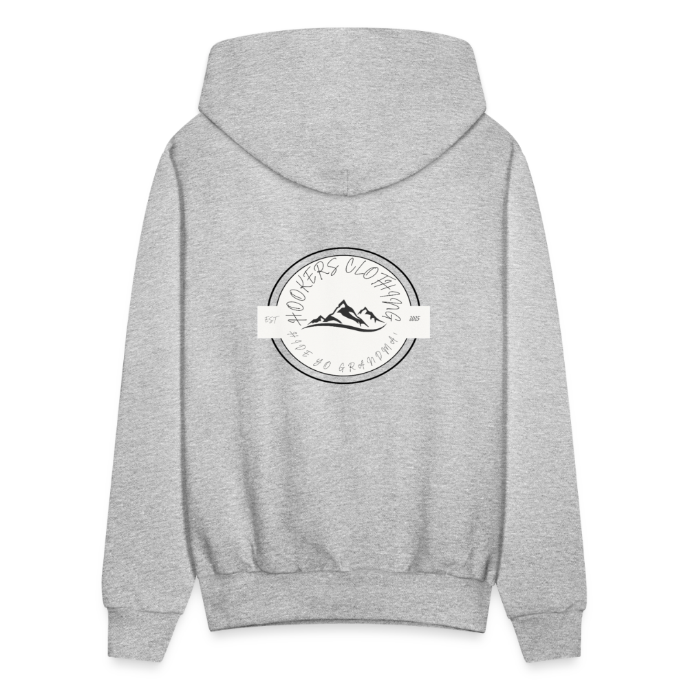 Hooker hoodie family friendly - heather gray