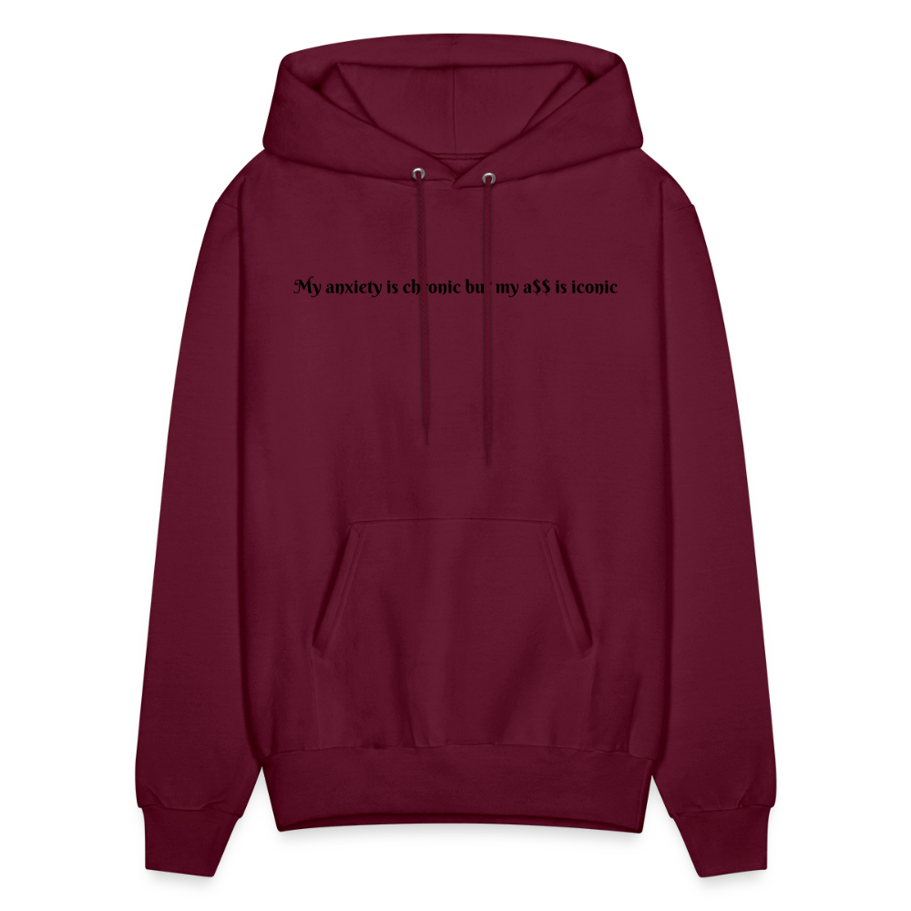 Joke Hoodie - burgundy