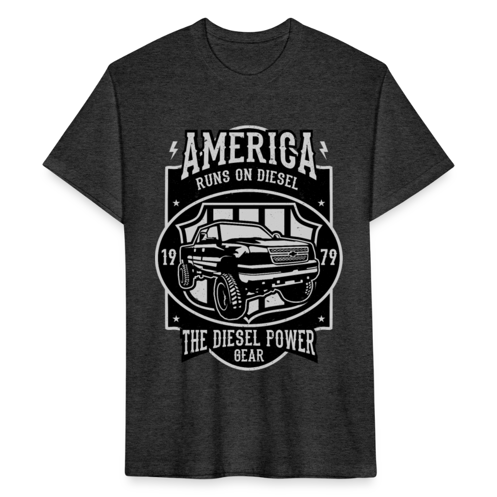 America cotton shirt - heather black