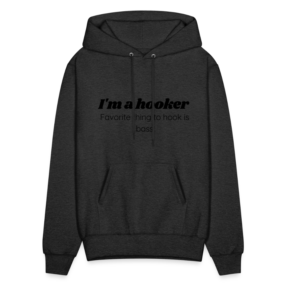 Hooker hoodie family friendly - charcoal grey