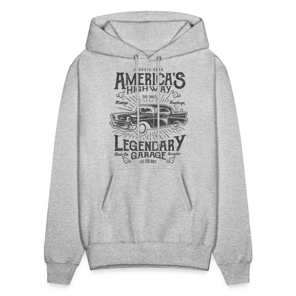 Most American  Hoodie - heather gray