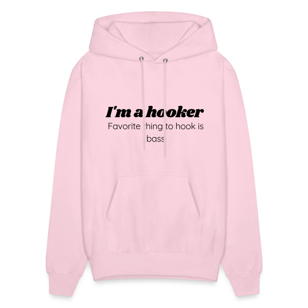 Hooker hoodie family friendly - pale pink