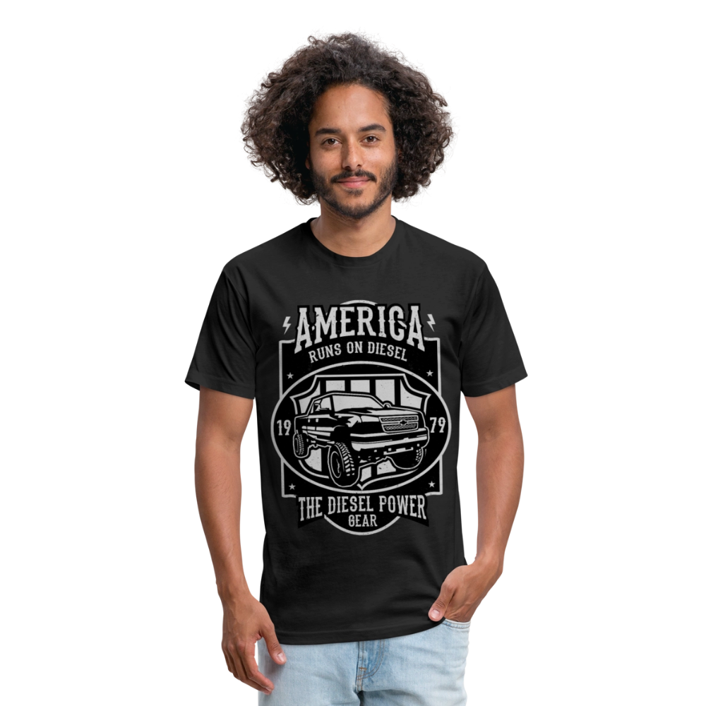 America cotton shirt - black