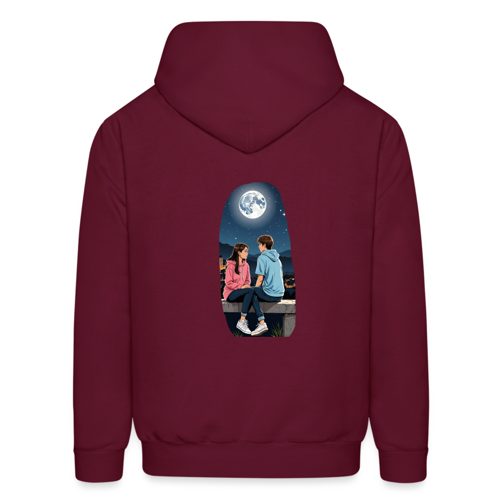 Men's Hoodie - burgundy