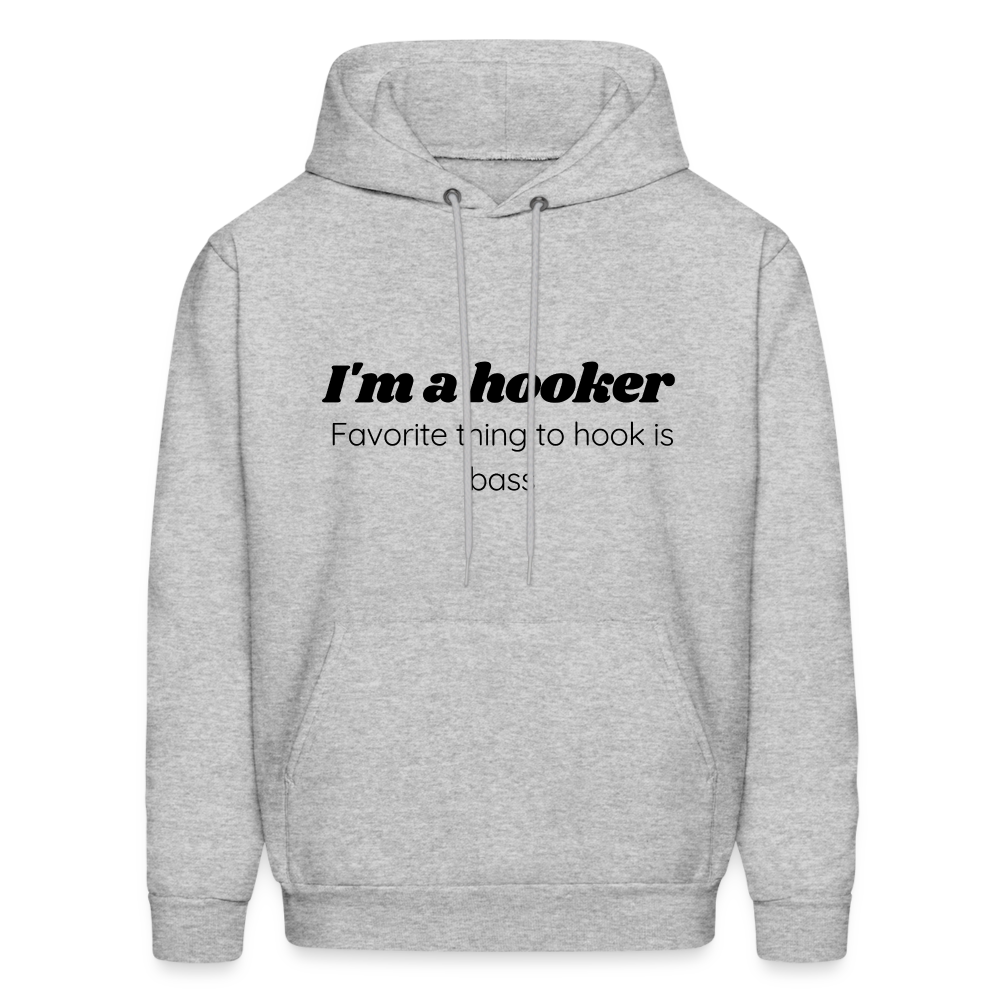 Hooker hoodie family friendly - heather gray