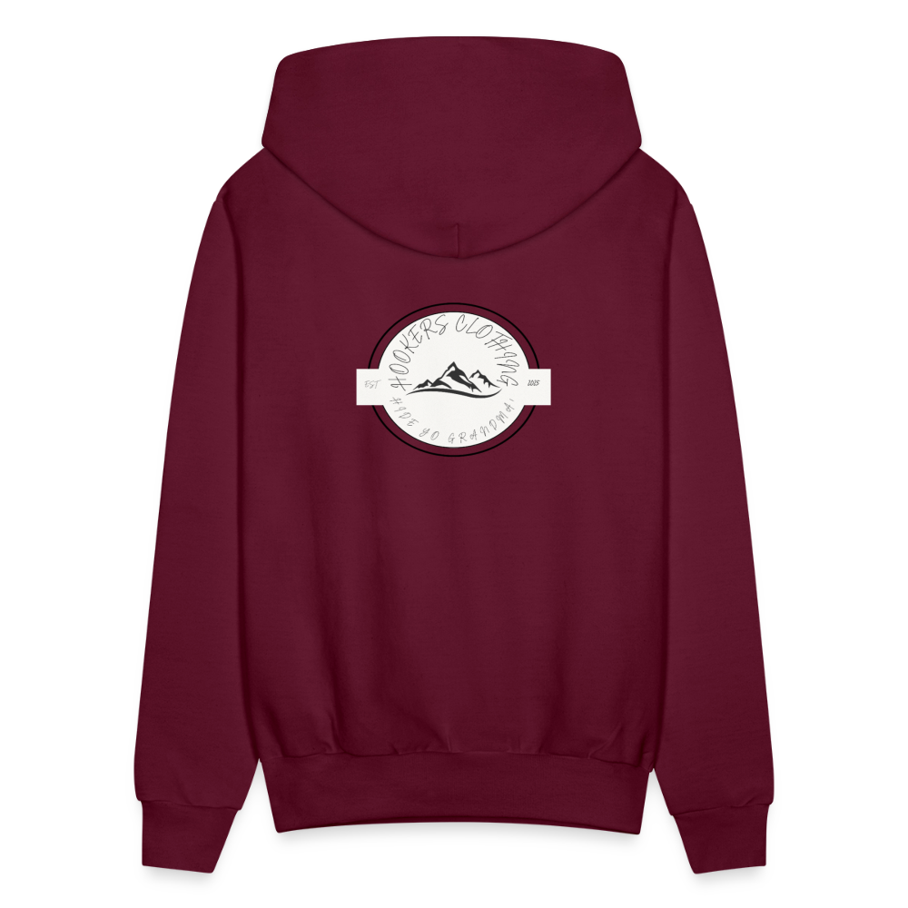 Men's Hoodie - burgundy