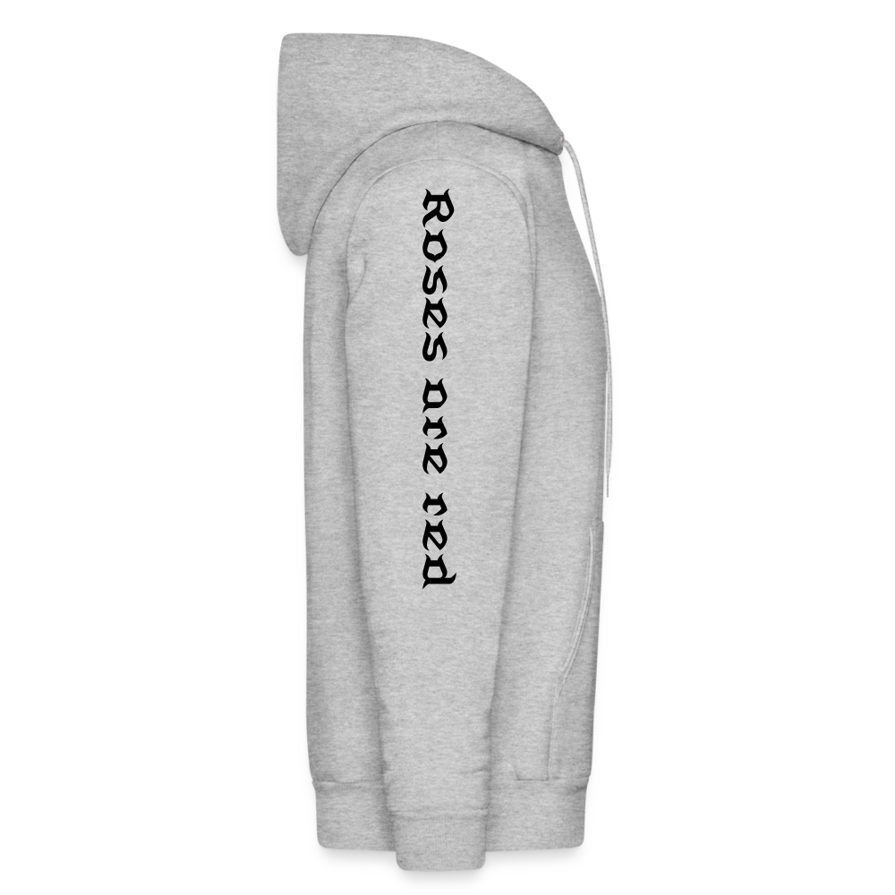 Roses Hoodie - heather gray