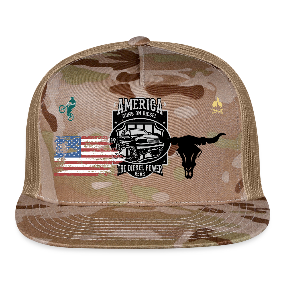 Trucker Hat - MultiCam\tan