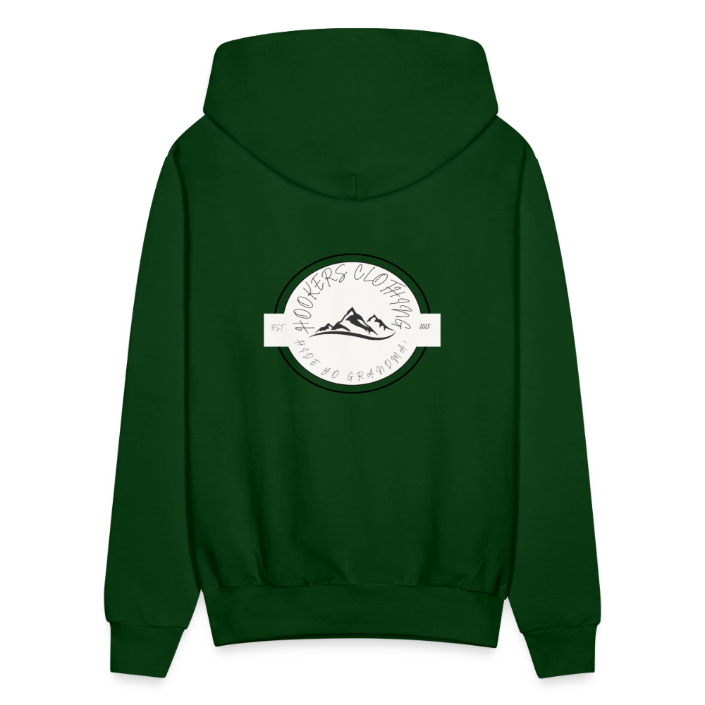 Hooker joke hoodie - forest green