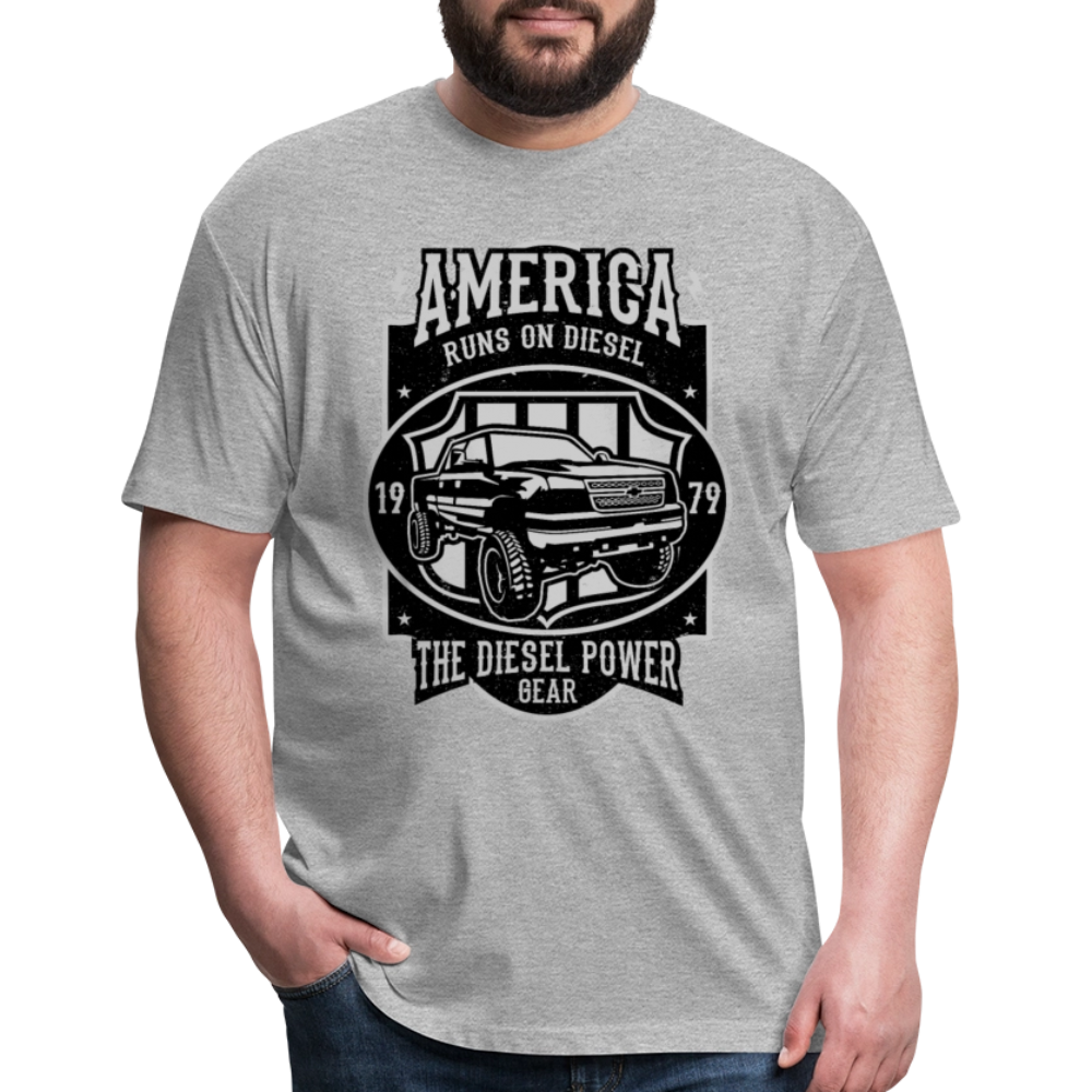 America cotton shirt - heather gray