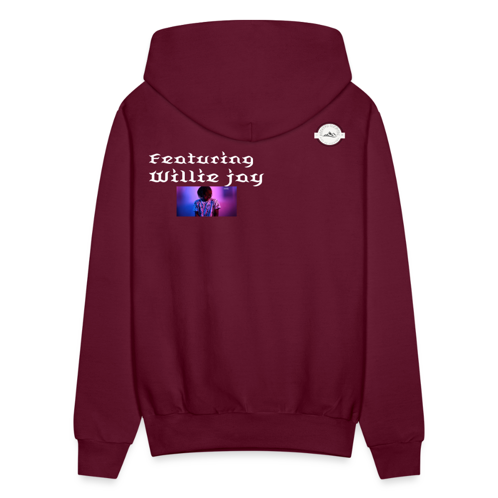 Joke Hoodie - burgundy