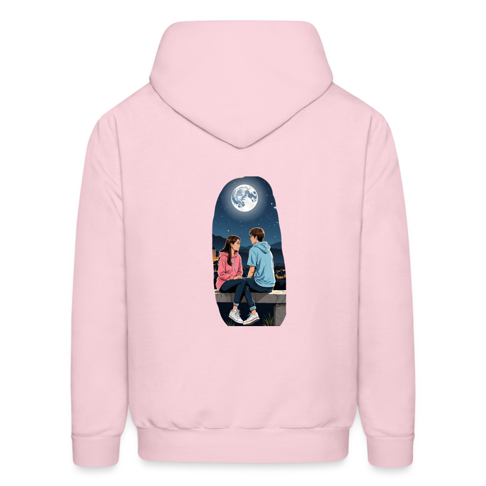 Men's Hoodie - pale pink