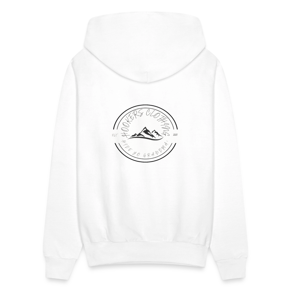 Hooker joke hoodie - white