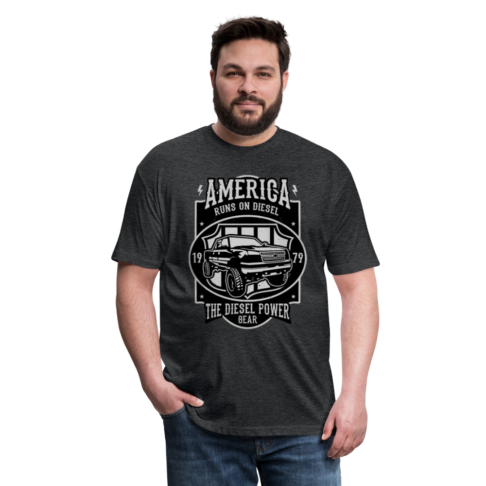 America cotton shirt - heather black