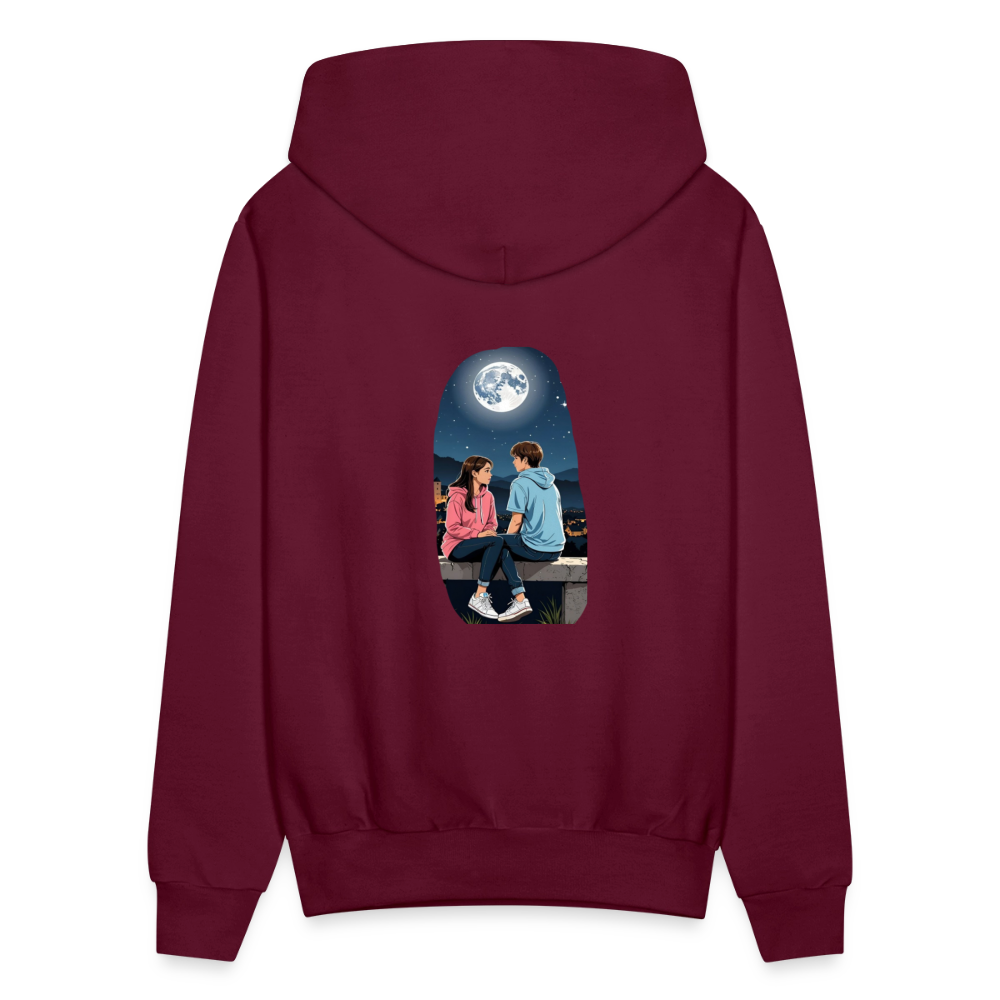 Men's Hoodie - burgundy