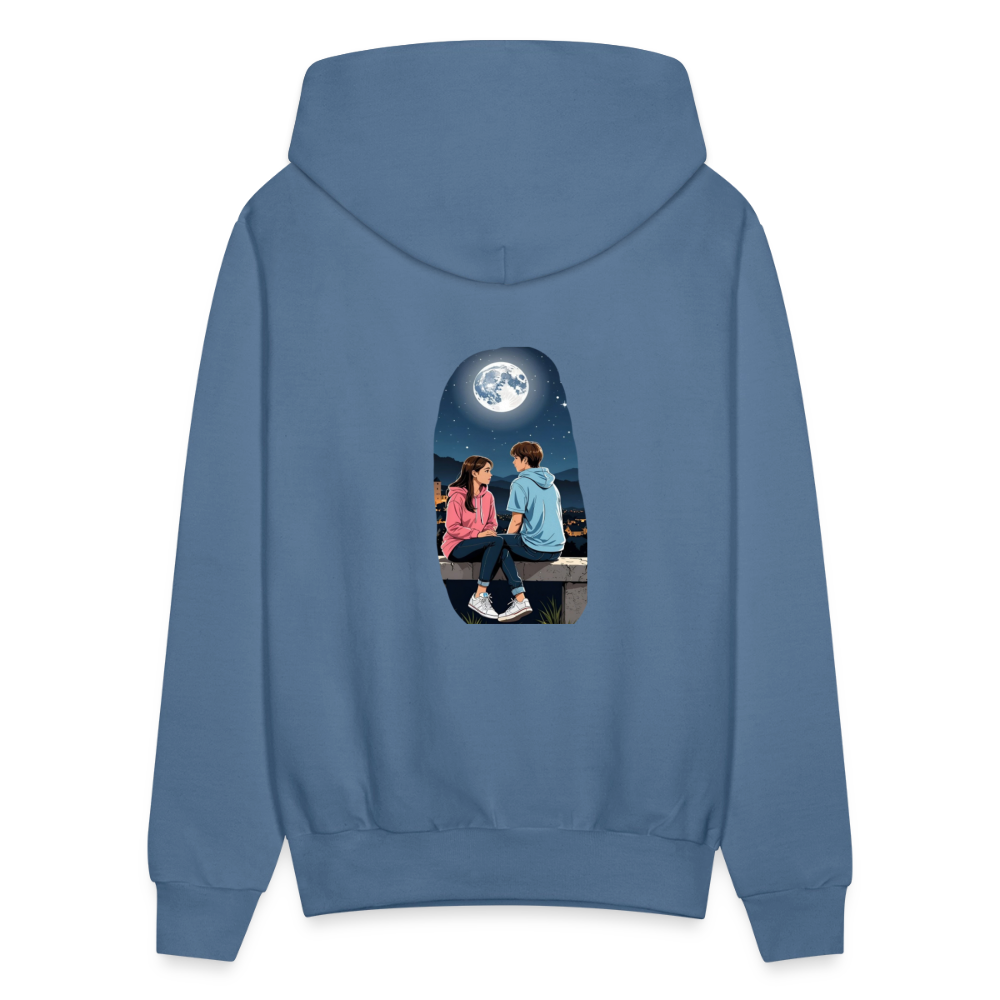 Men's Hoodie - denim blue