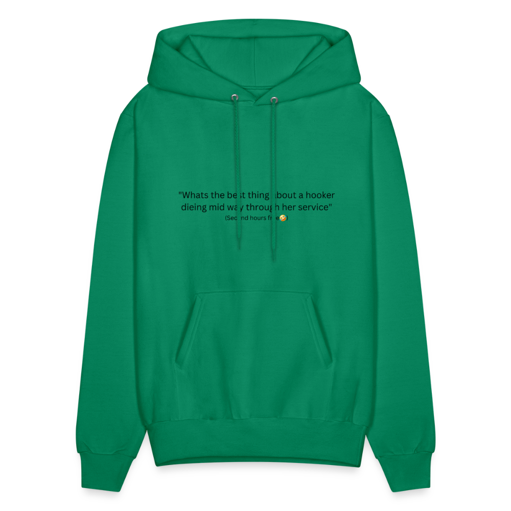 Hooker joke hoodie - kelly green