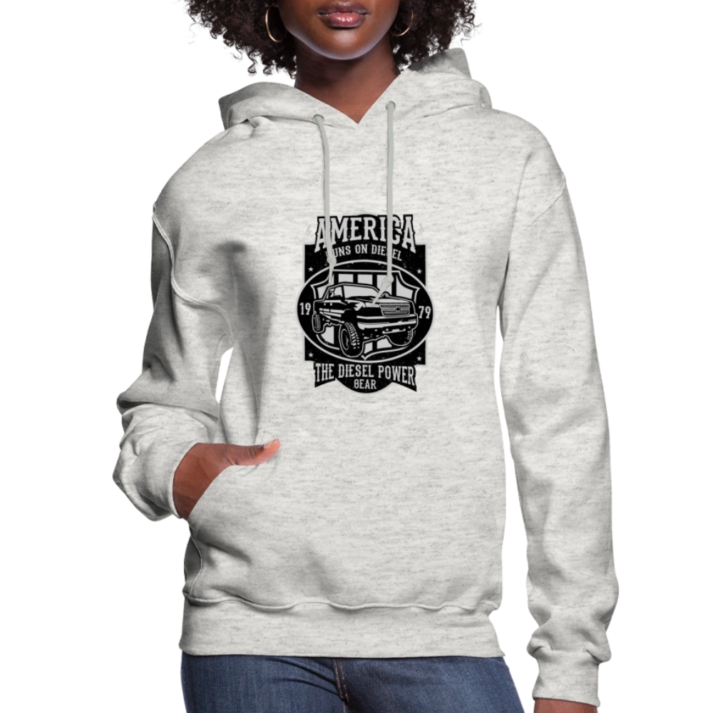 Women's Hoodie - heather oatmeal