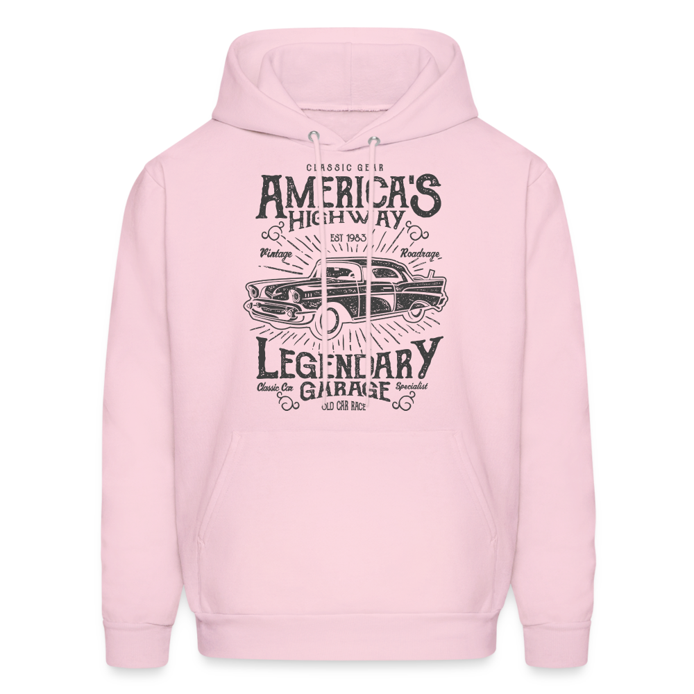 Most American  Hoodie - pale pink