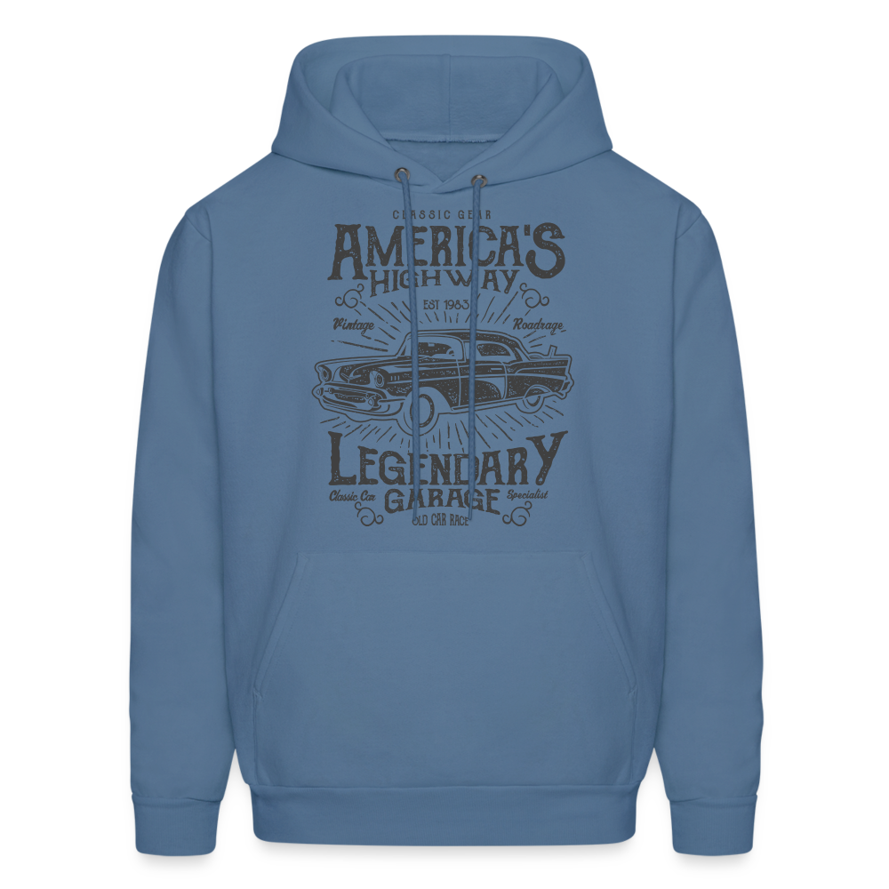 Most American  Hoodie - denim blue