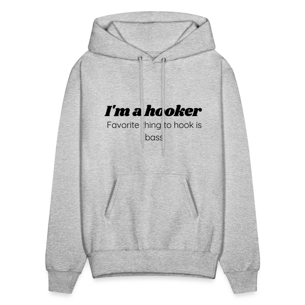 Hooker hoodie family friendly - heather gray