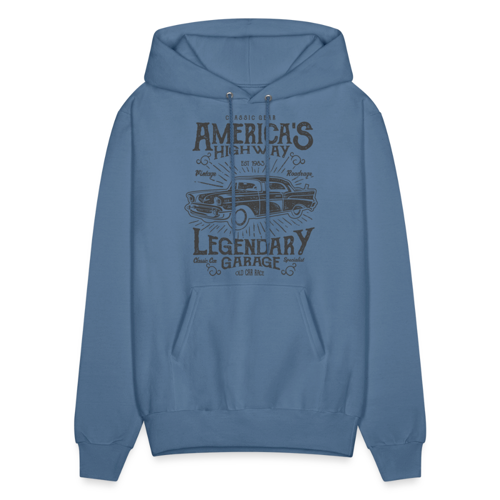 Most American  Hoodie - denim blue