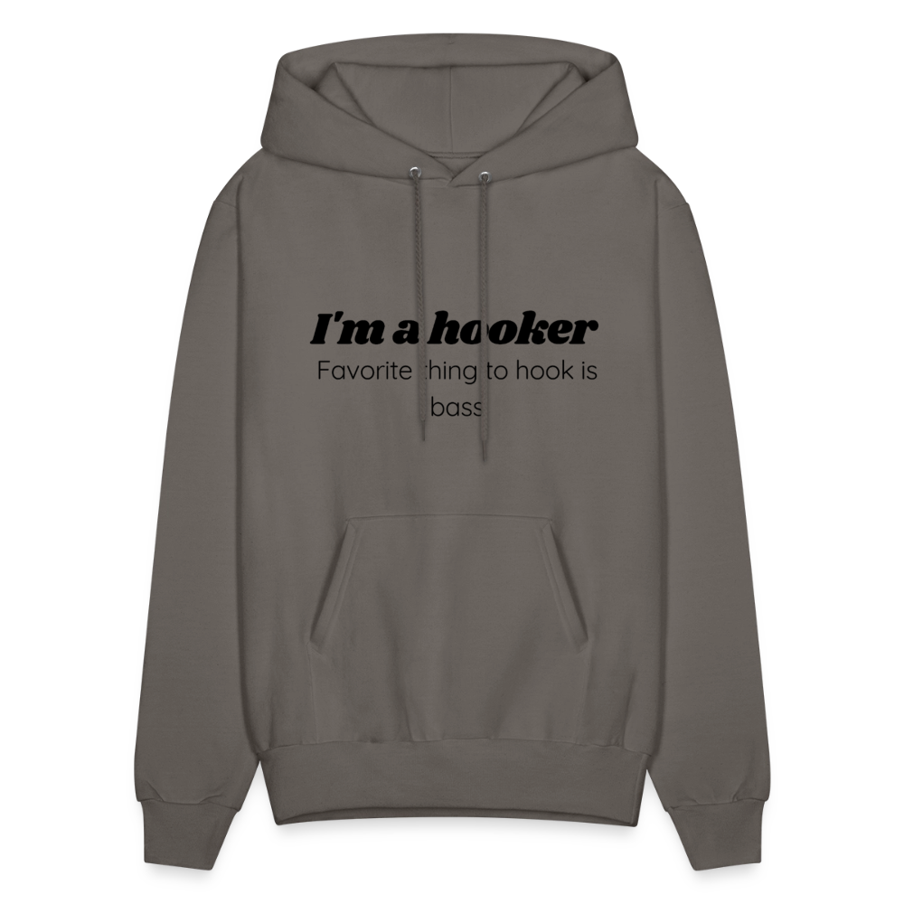 Hooker hoodie family friendly - asphalt gray