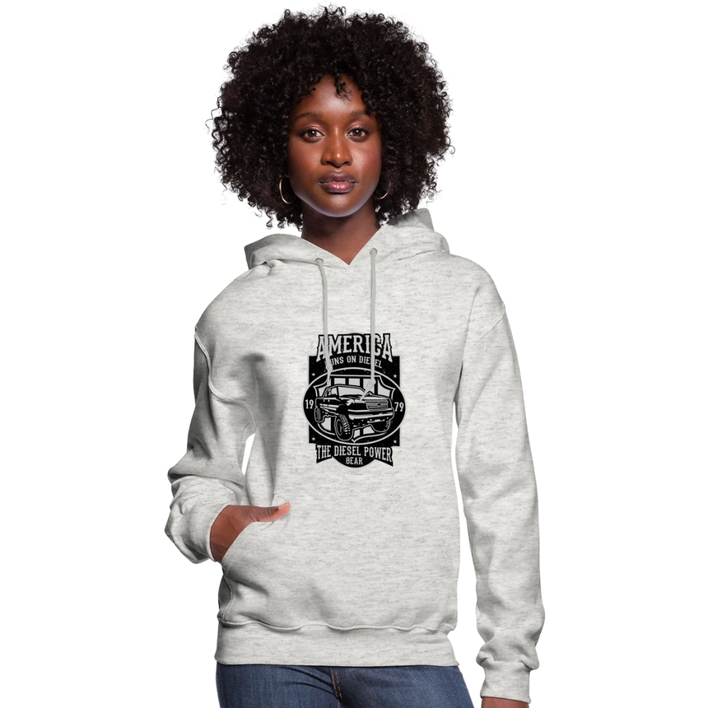 Women's Hoodie - heather oatmeal