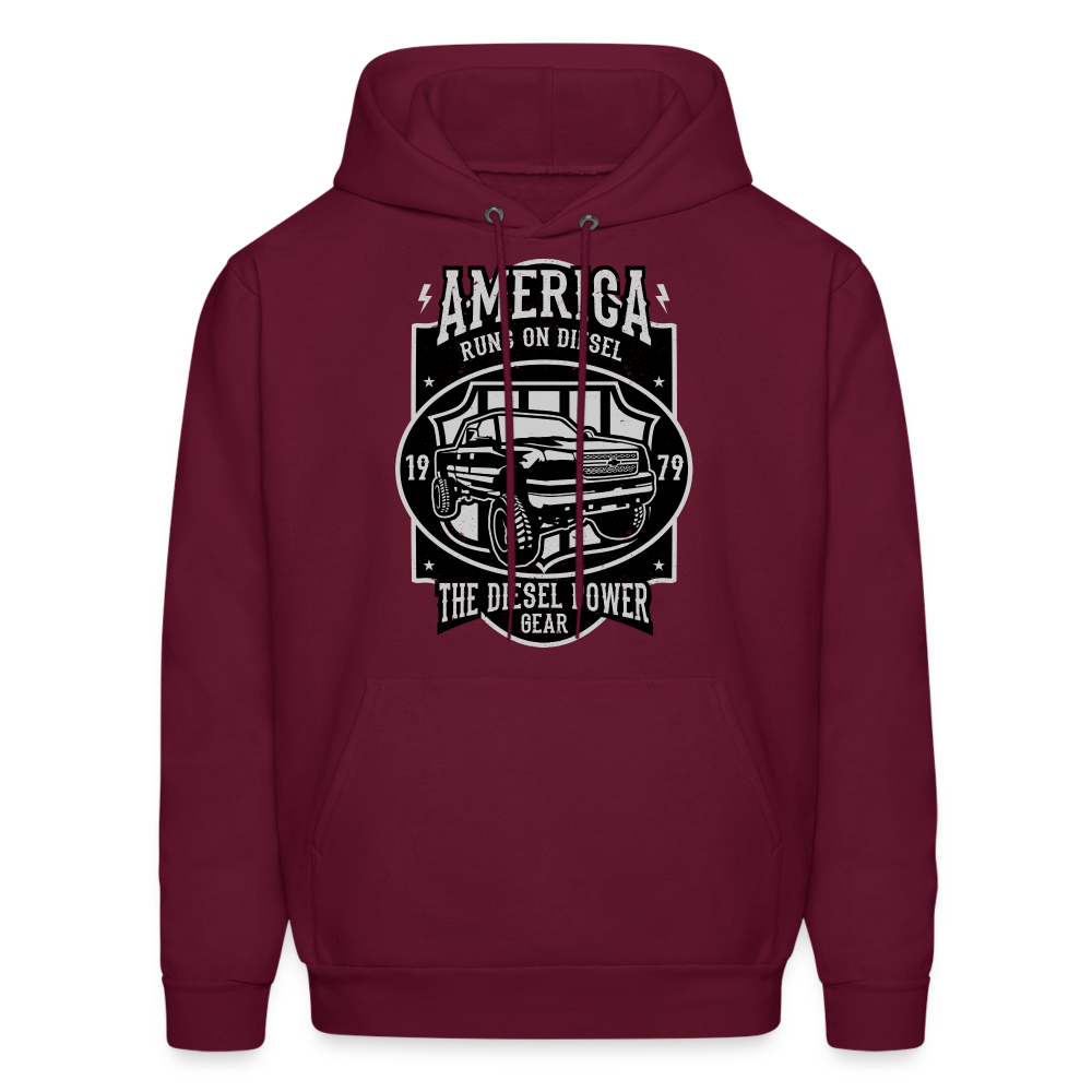 Men's Hoodie - burgundy