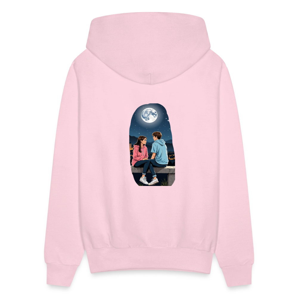 Men's Hoodie - pale pink