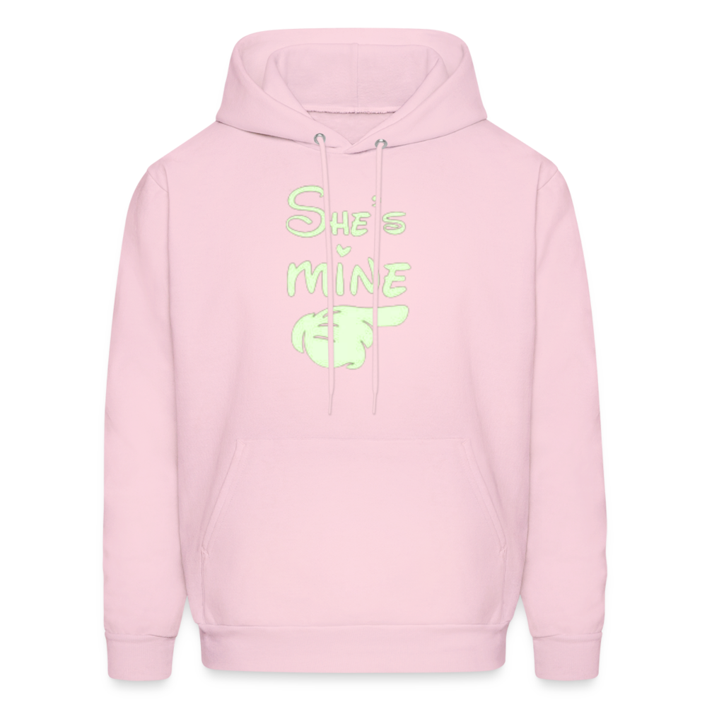 Men's Hoodie - pale pink