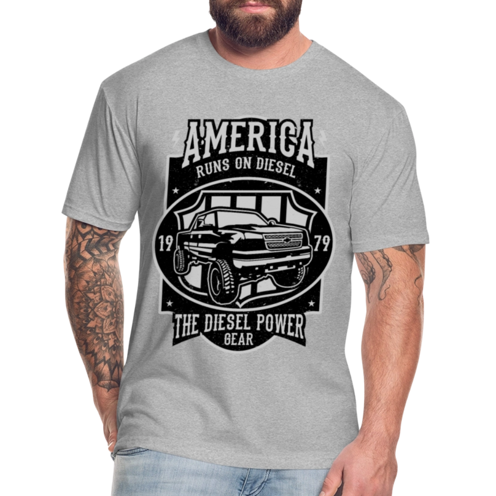 America cotton shirt - heather gray