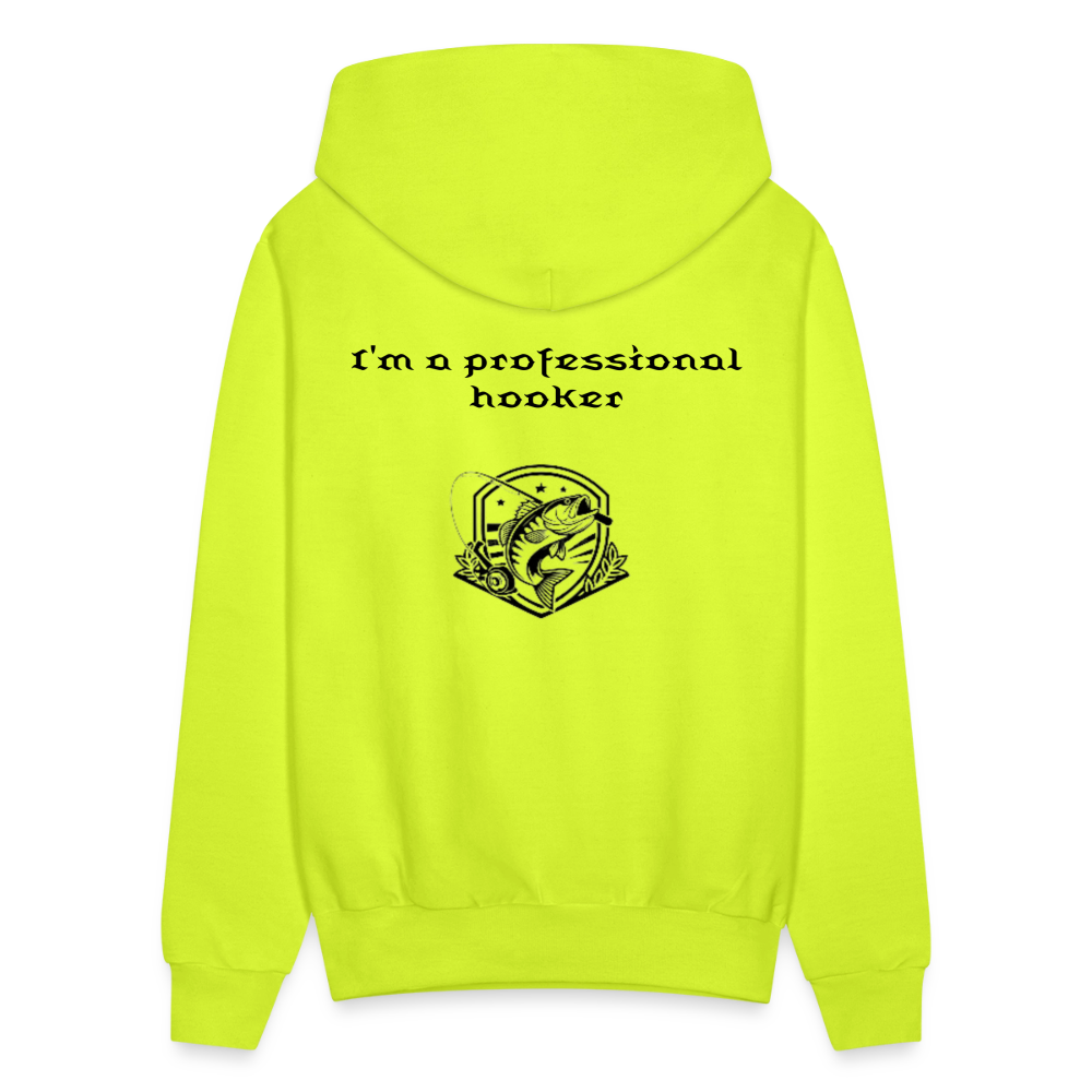 Men's Hoodie - safety green