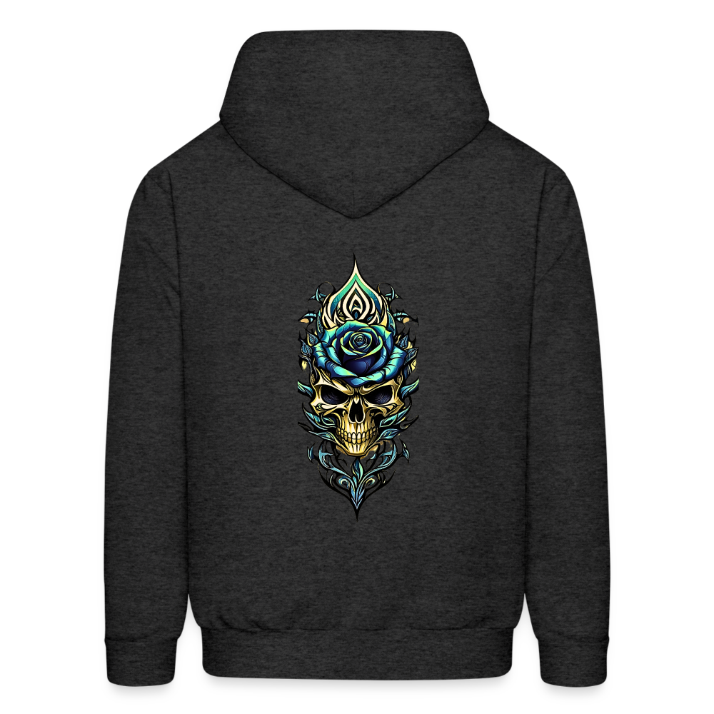 Roses Hoodie - charcoal grey