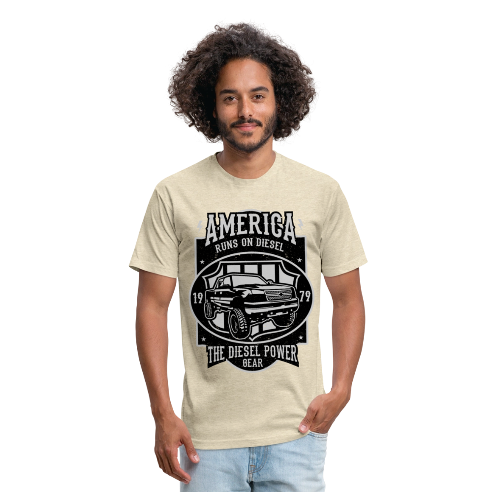 America cotton shirt - heather cream