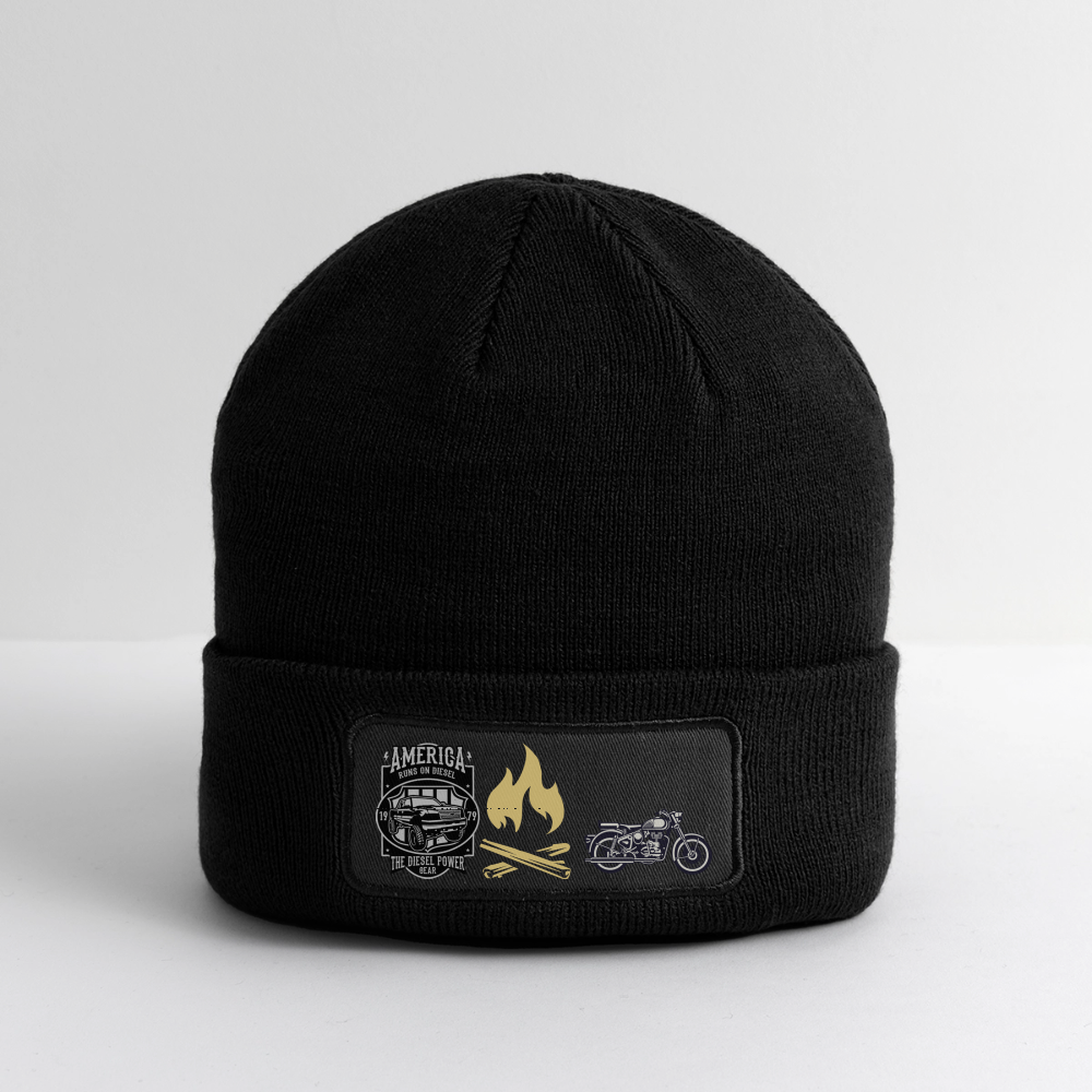 Patch Beanie - black