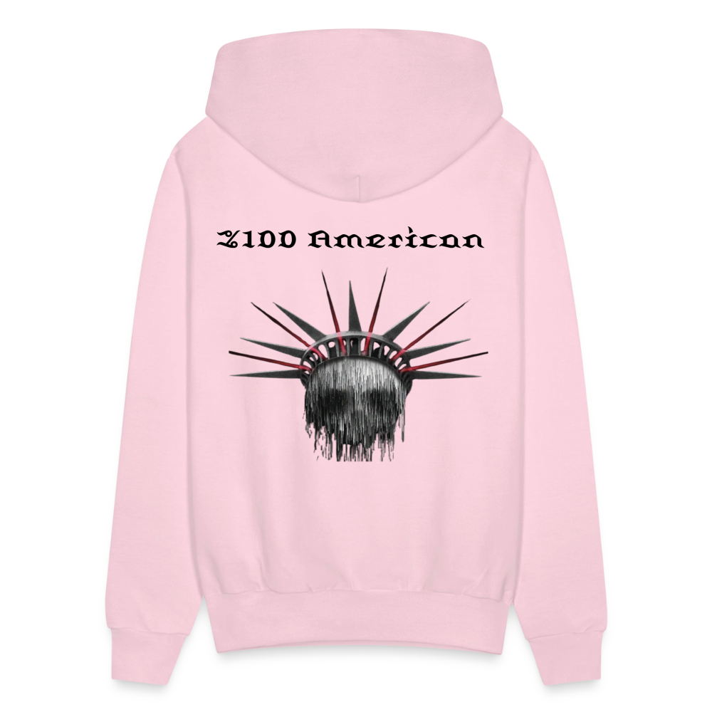 Most American  Hoodie - pale pink