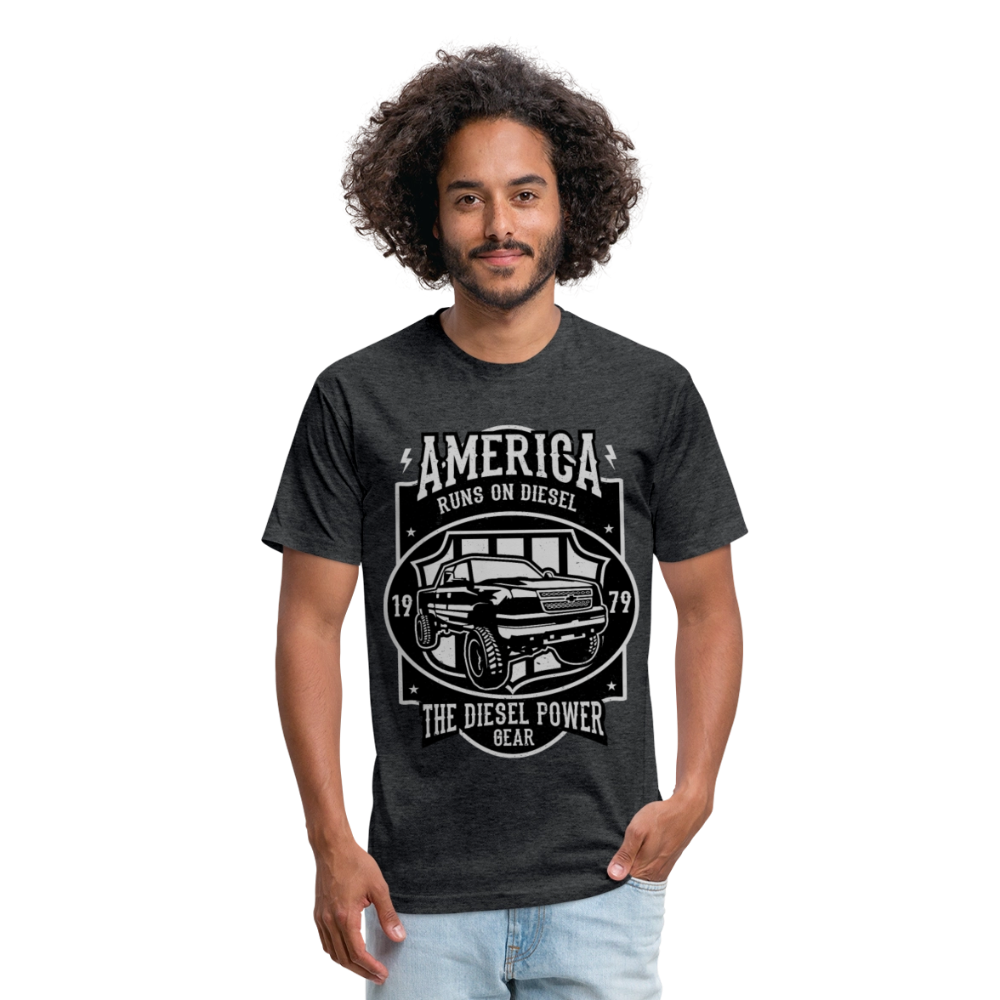 America cotton shirt - heather black