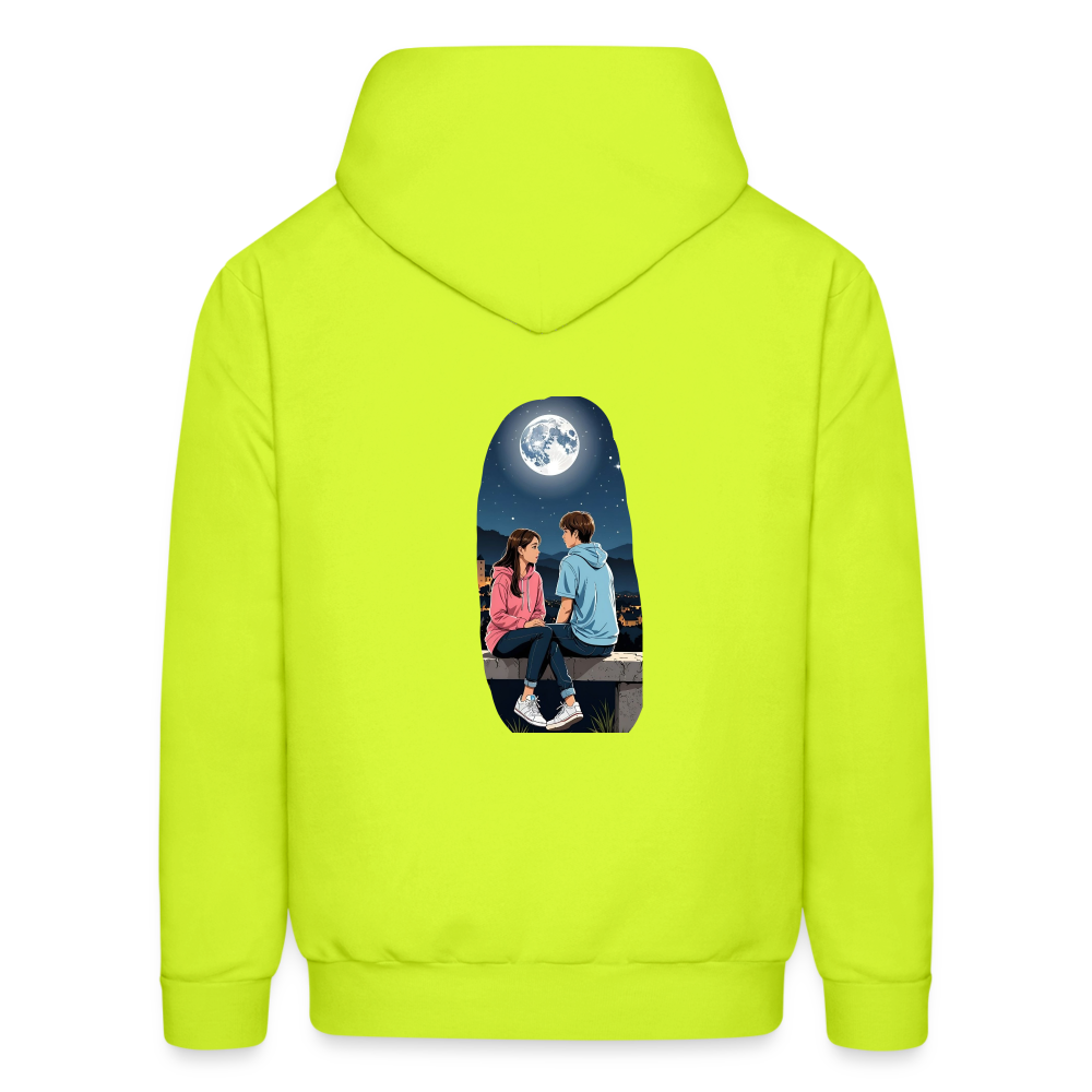 Men's Hoodie - safety green