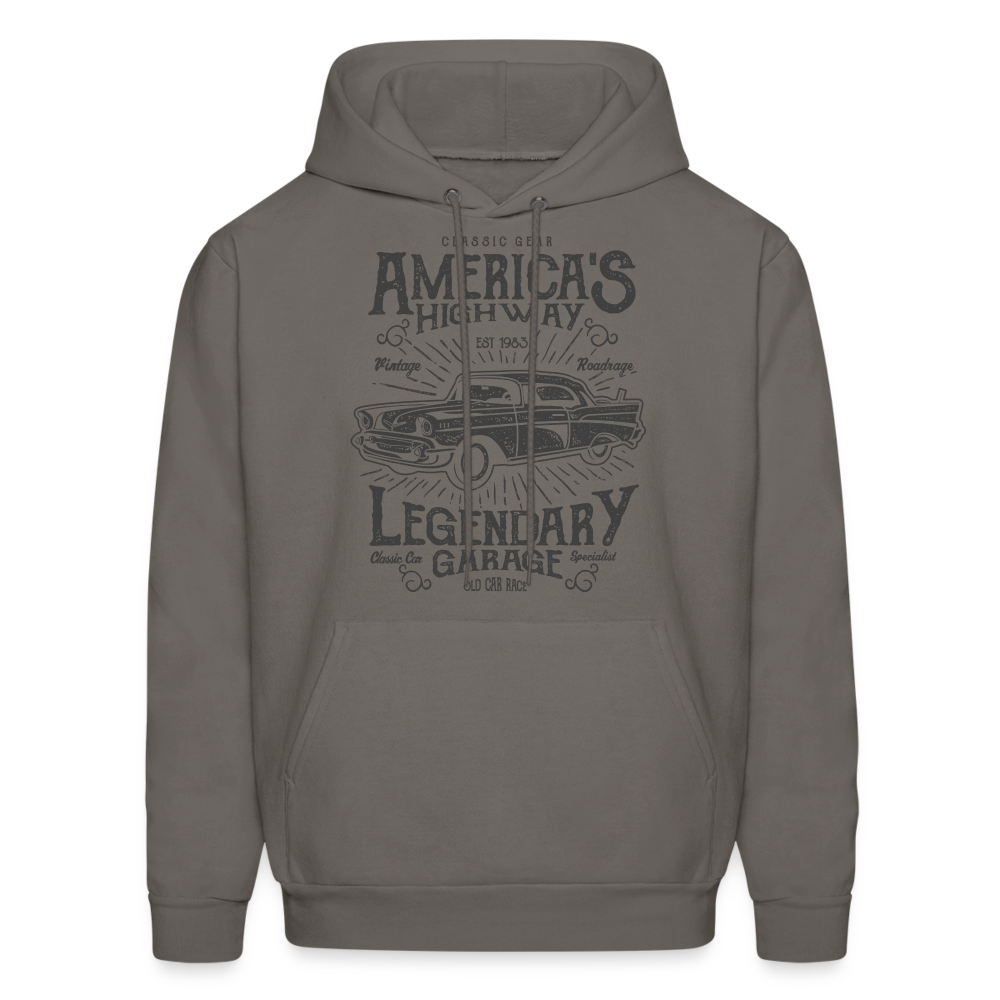 Most American  Hoodie - asphalt gray