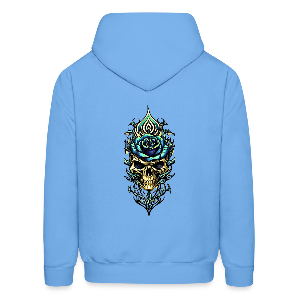 Roses Hoodie - carolina blue