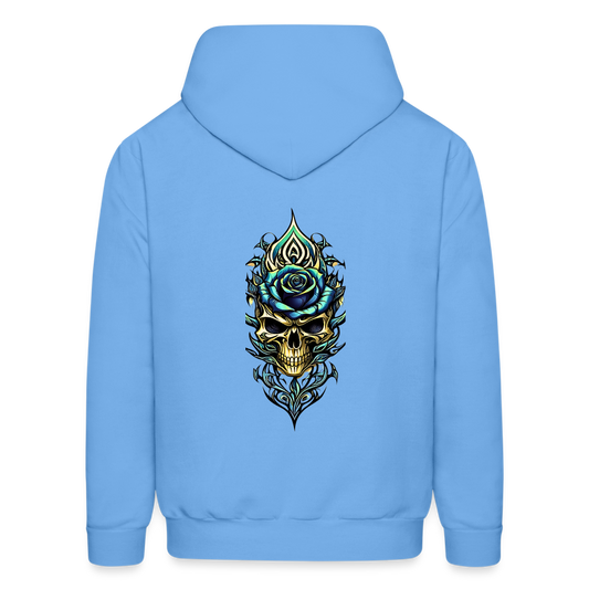 Roses Hoodie - carolina blue