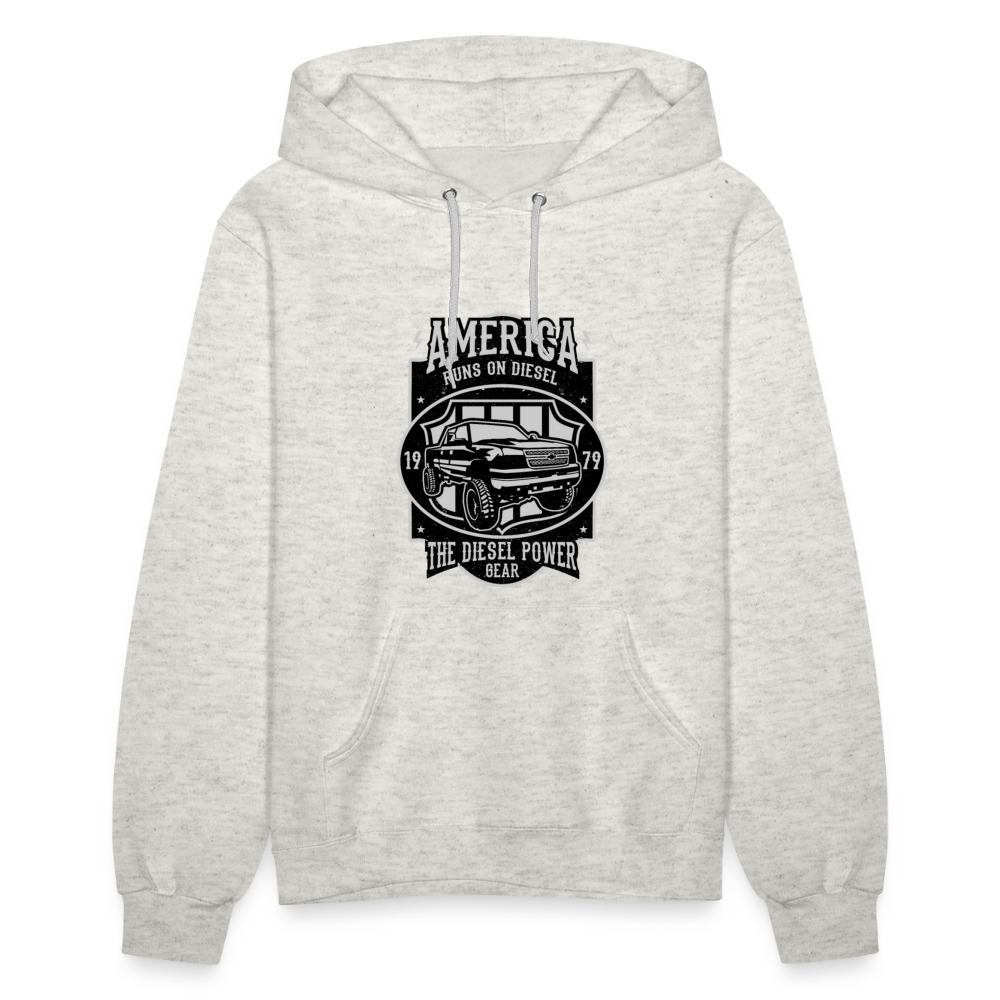 Women's Hoodie - heather oatmeal